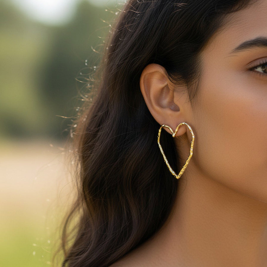 Heartline Earrings
