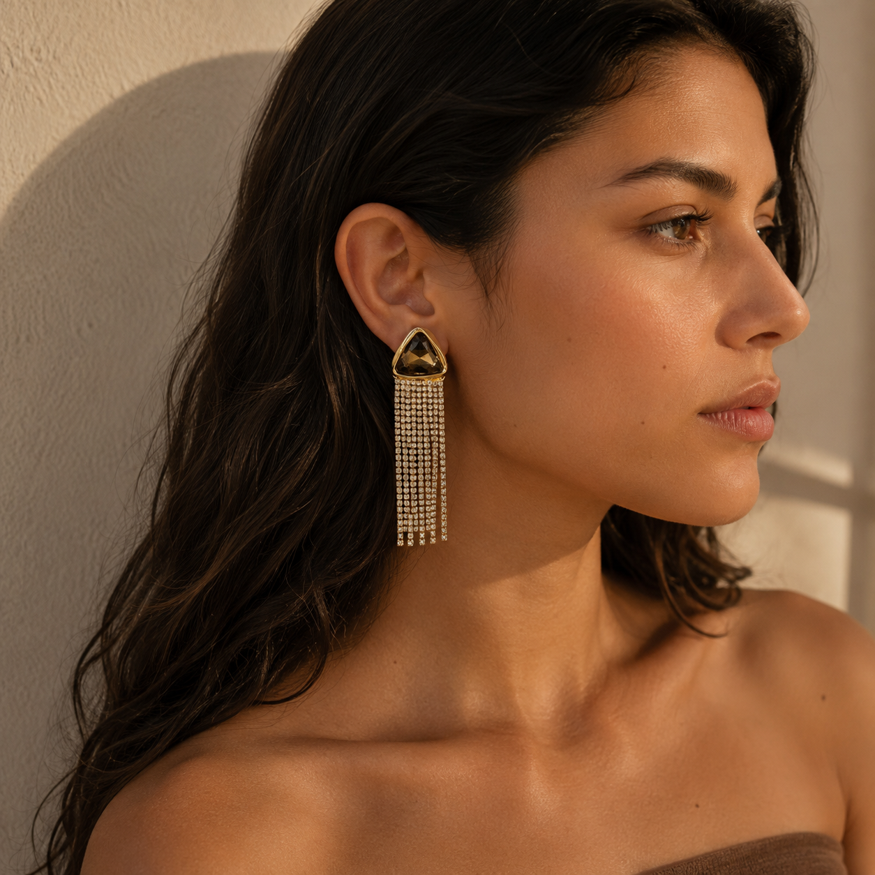 Champagne Cascade Earrings