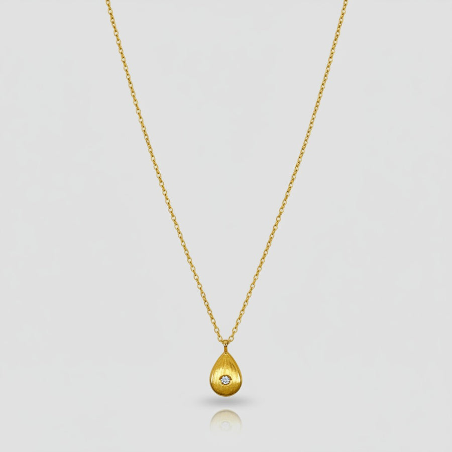 Golden Dew Pendant Necklace