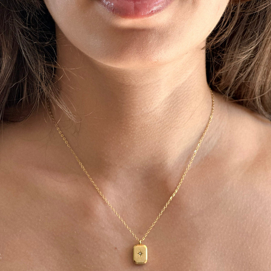 Starlit Locket Necklace