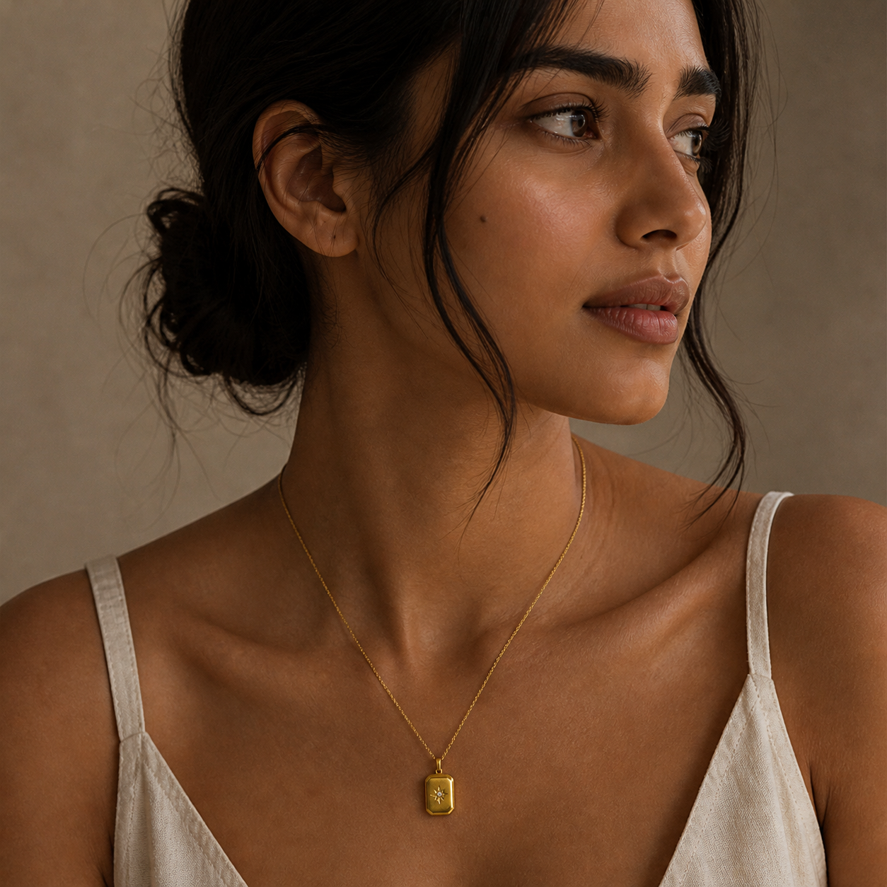 Starlit Locket Necklace