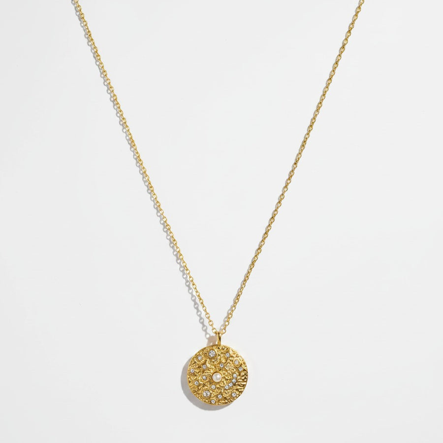 Golden Hour Medallion Necklace