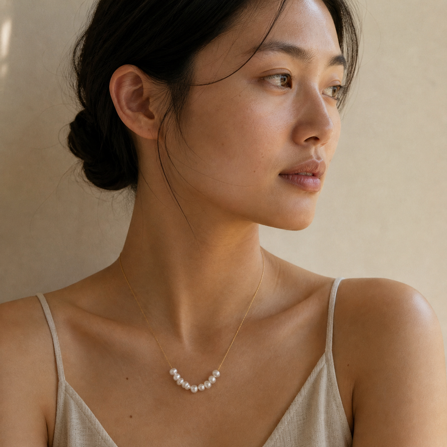Barely There Pearl Necklace
