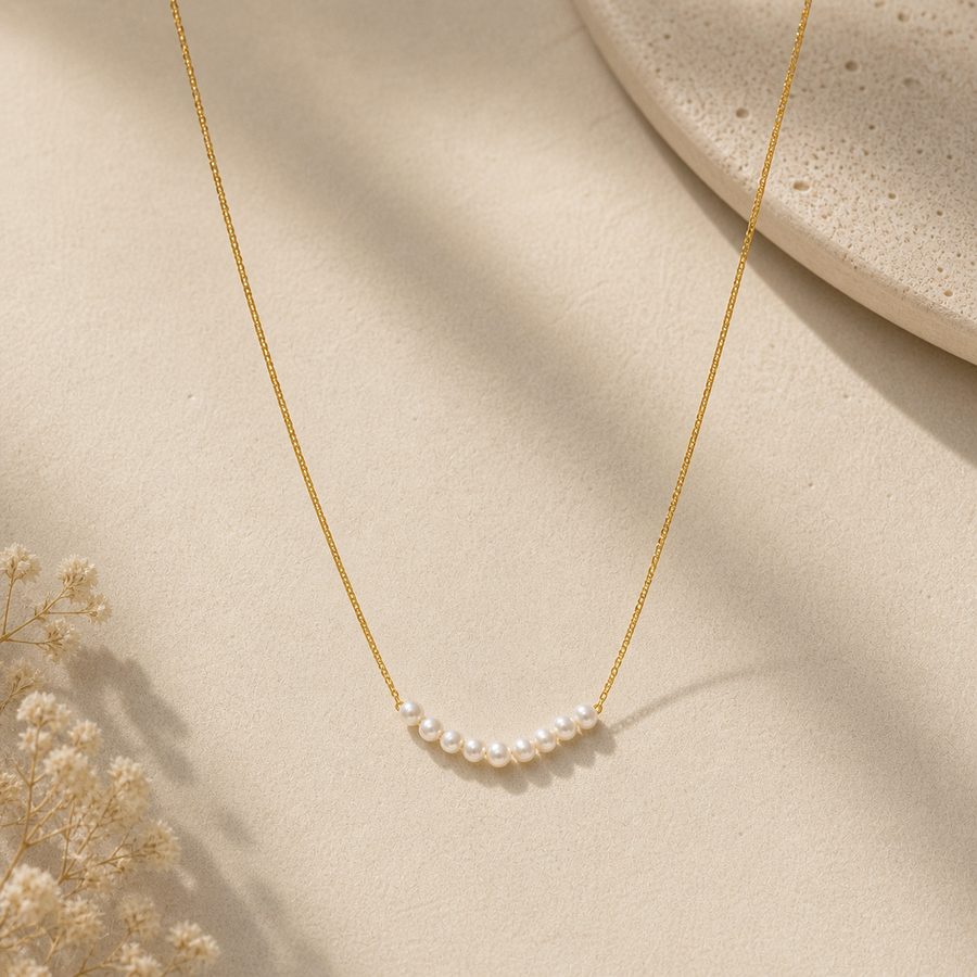 Barely There Pearl Necklace