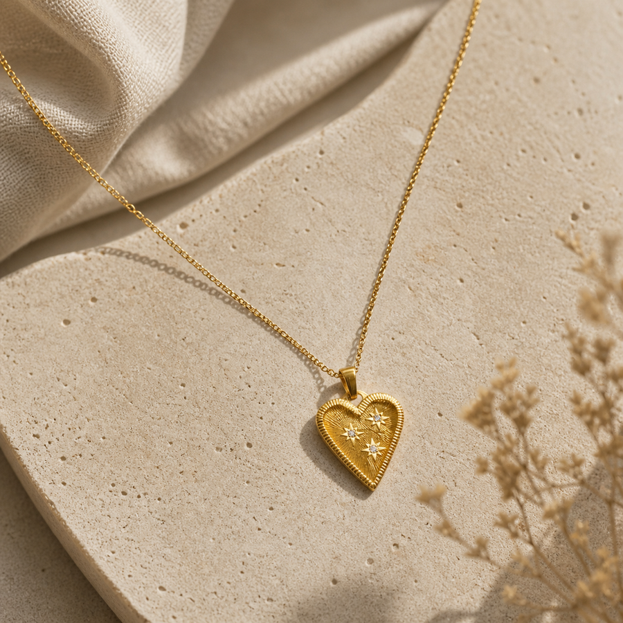 Starry Heart Necklace