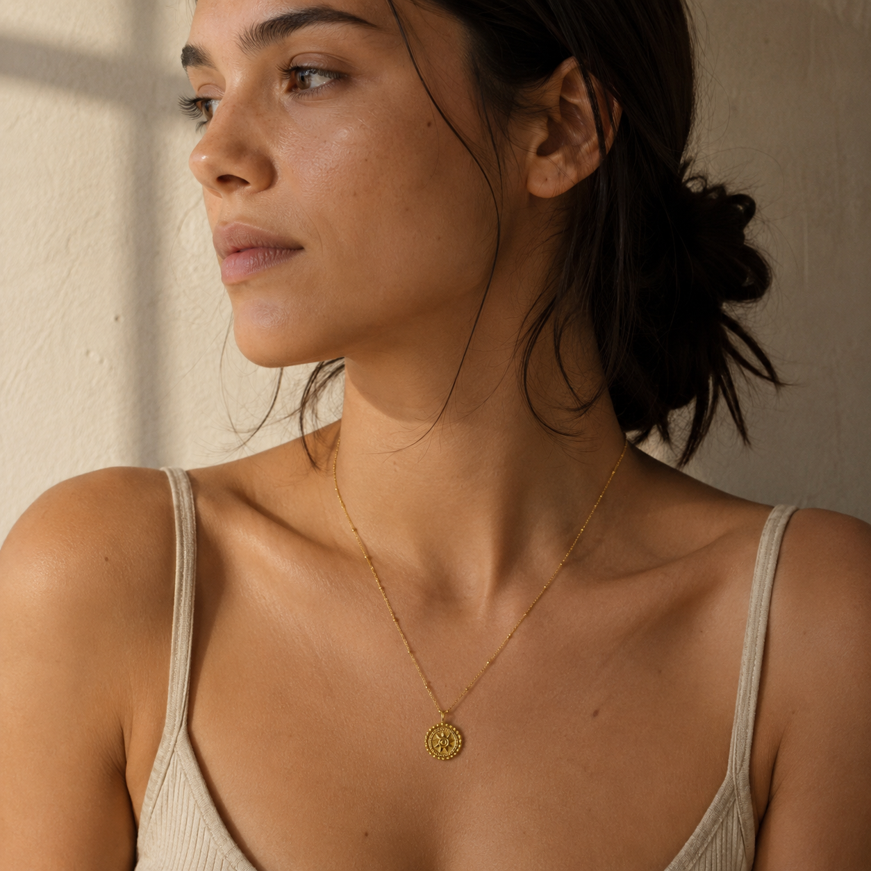 North Star Medallion Necklace