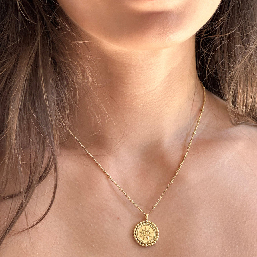 North Star Medallion Necklace