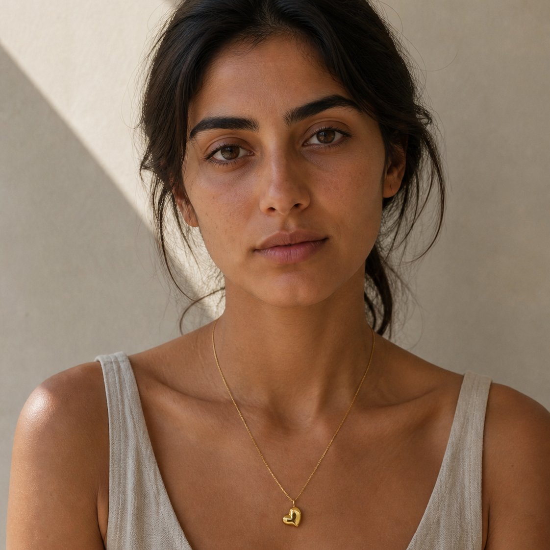 Golden Heart Necklace