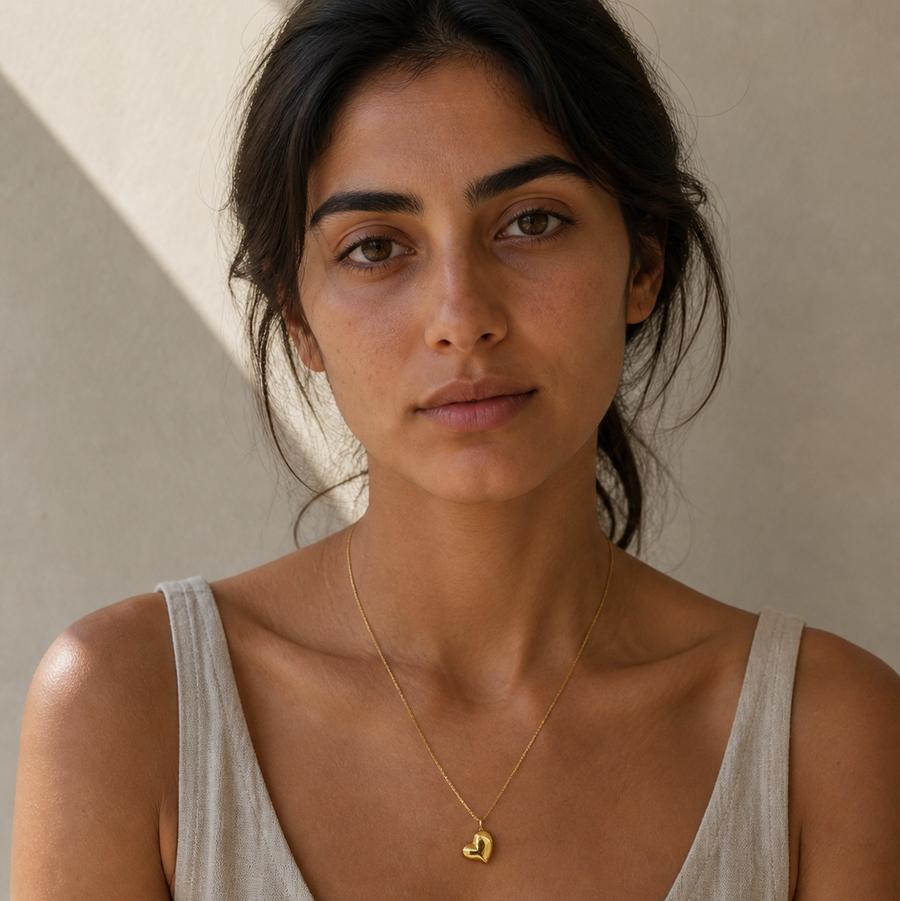 Golden Heart Necklace