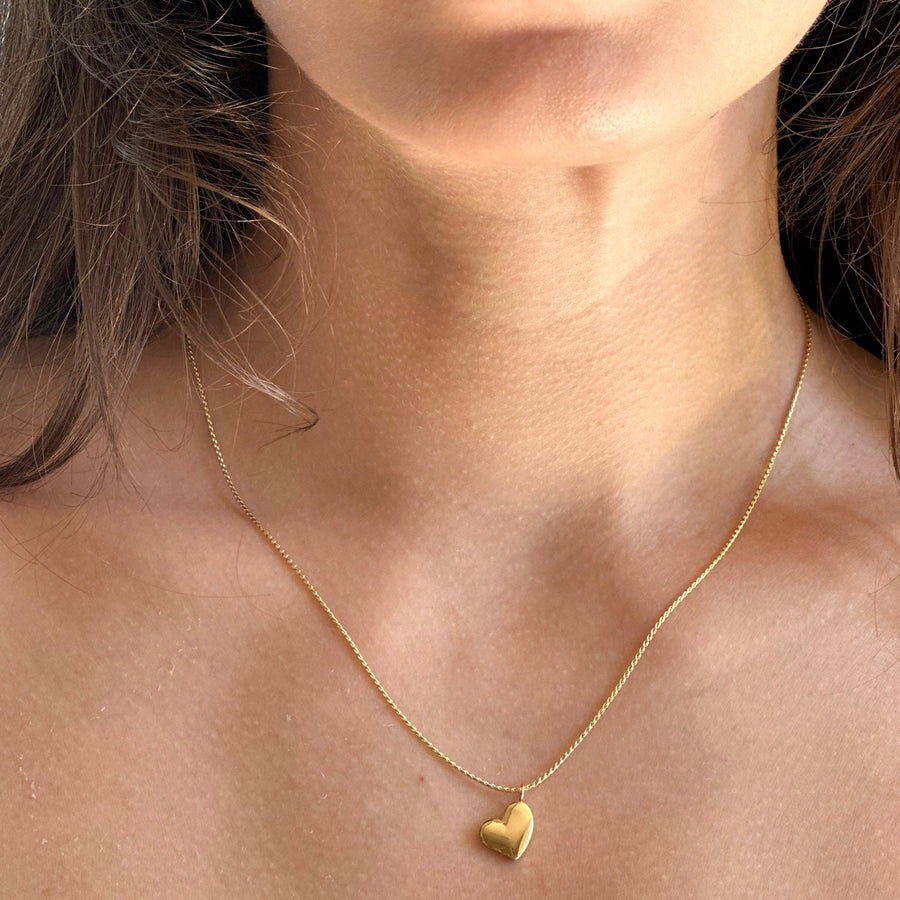 Golden Heart Necklace