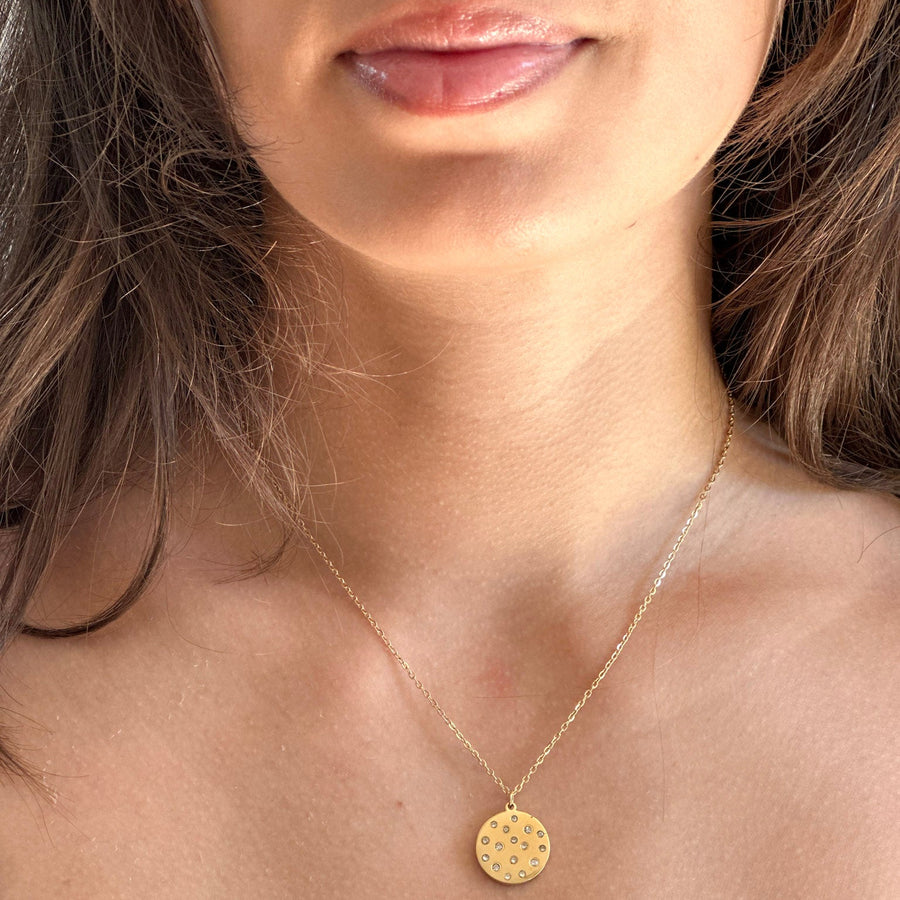 Stardust Medallion Necklace