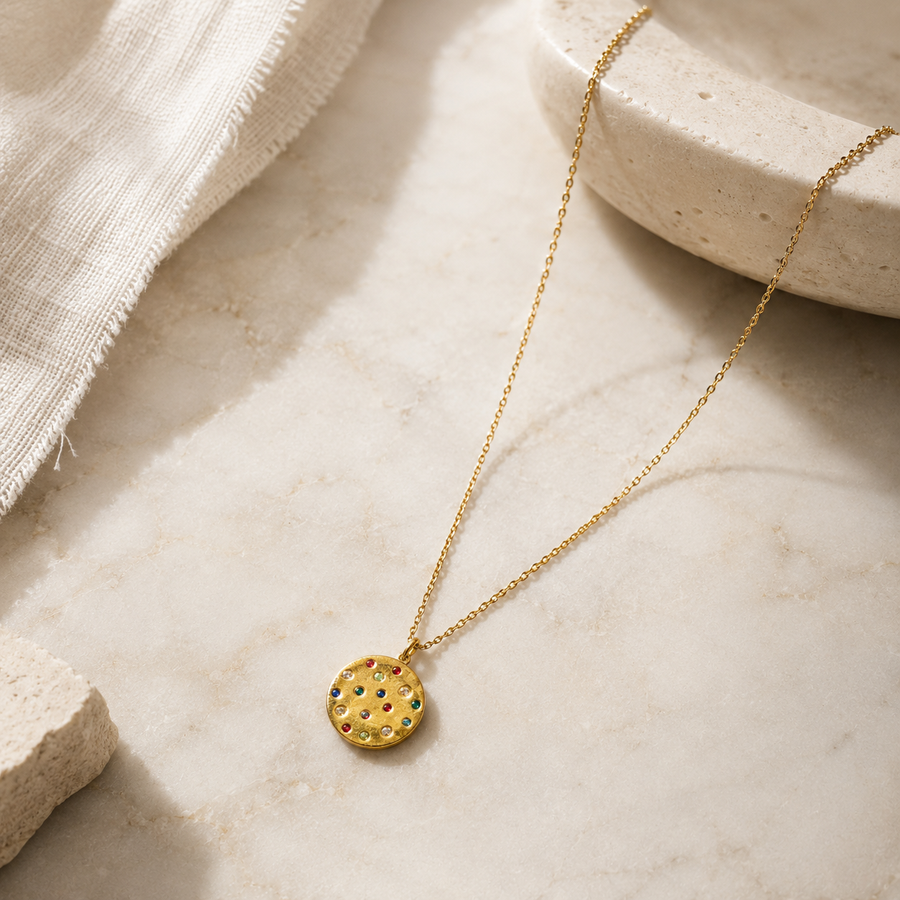 Confetti Charm Necklace