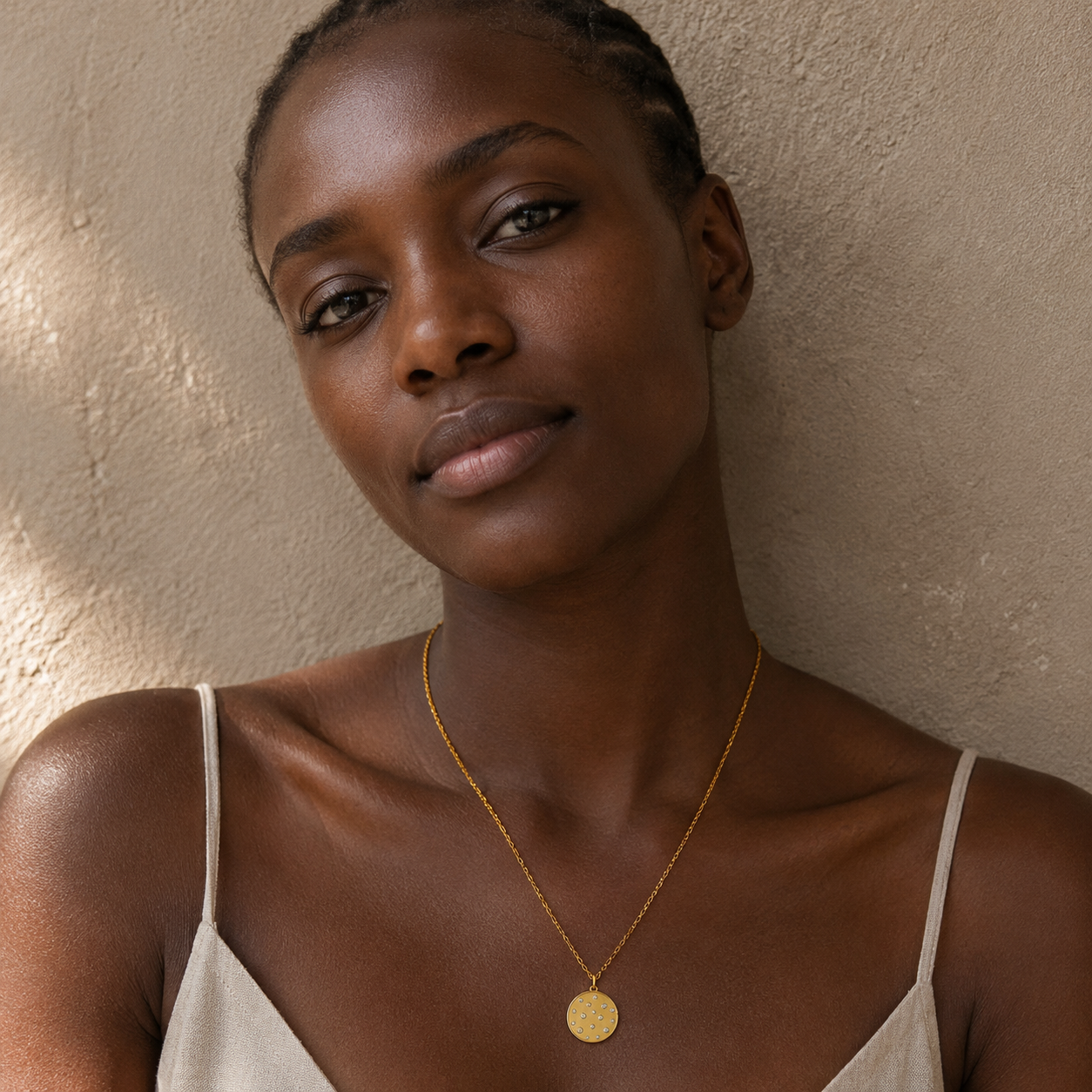 Stardust Medallion Necklace