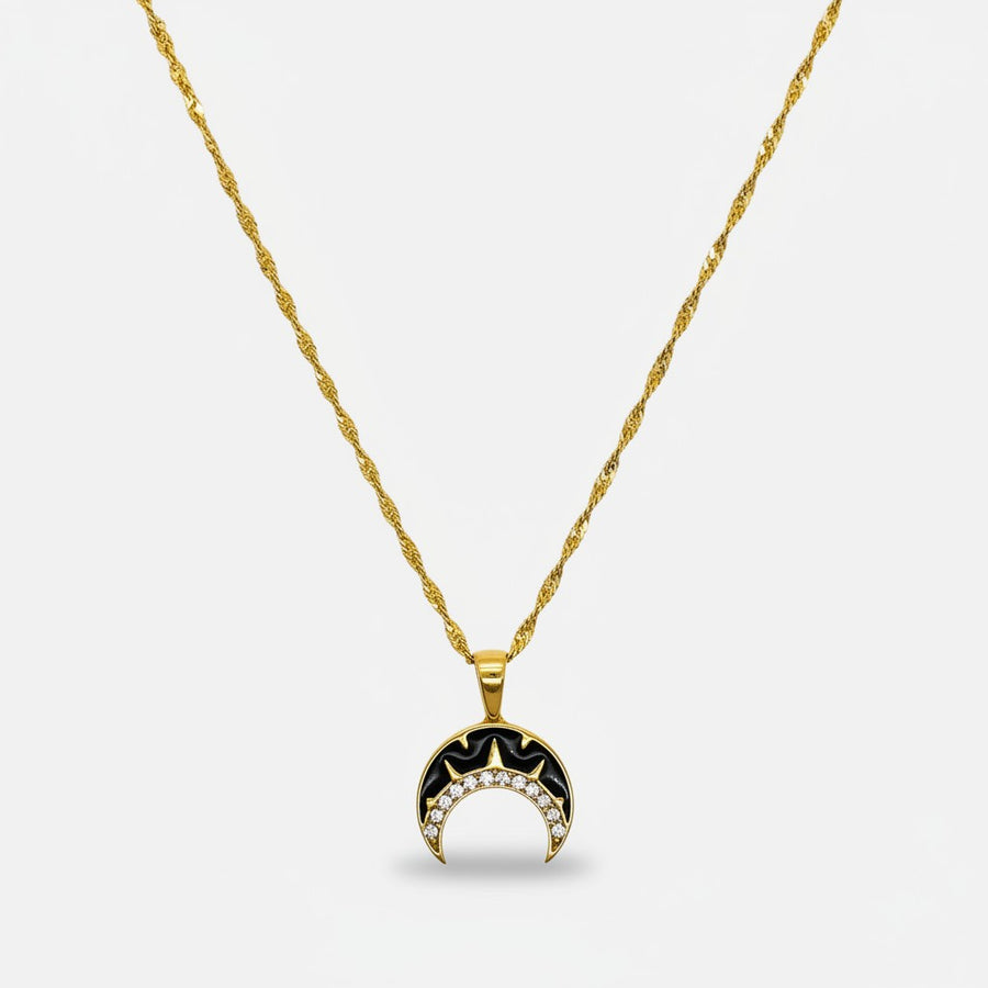 Midnight Moon Necklace