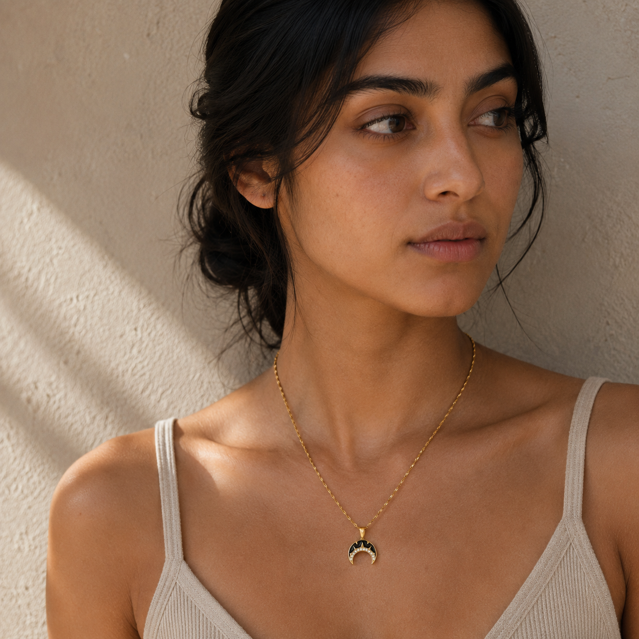 Midnight Moon Necklace