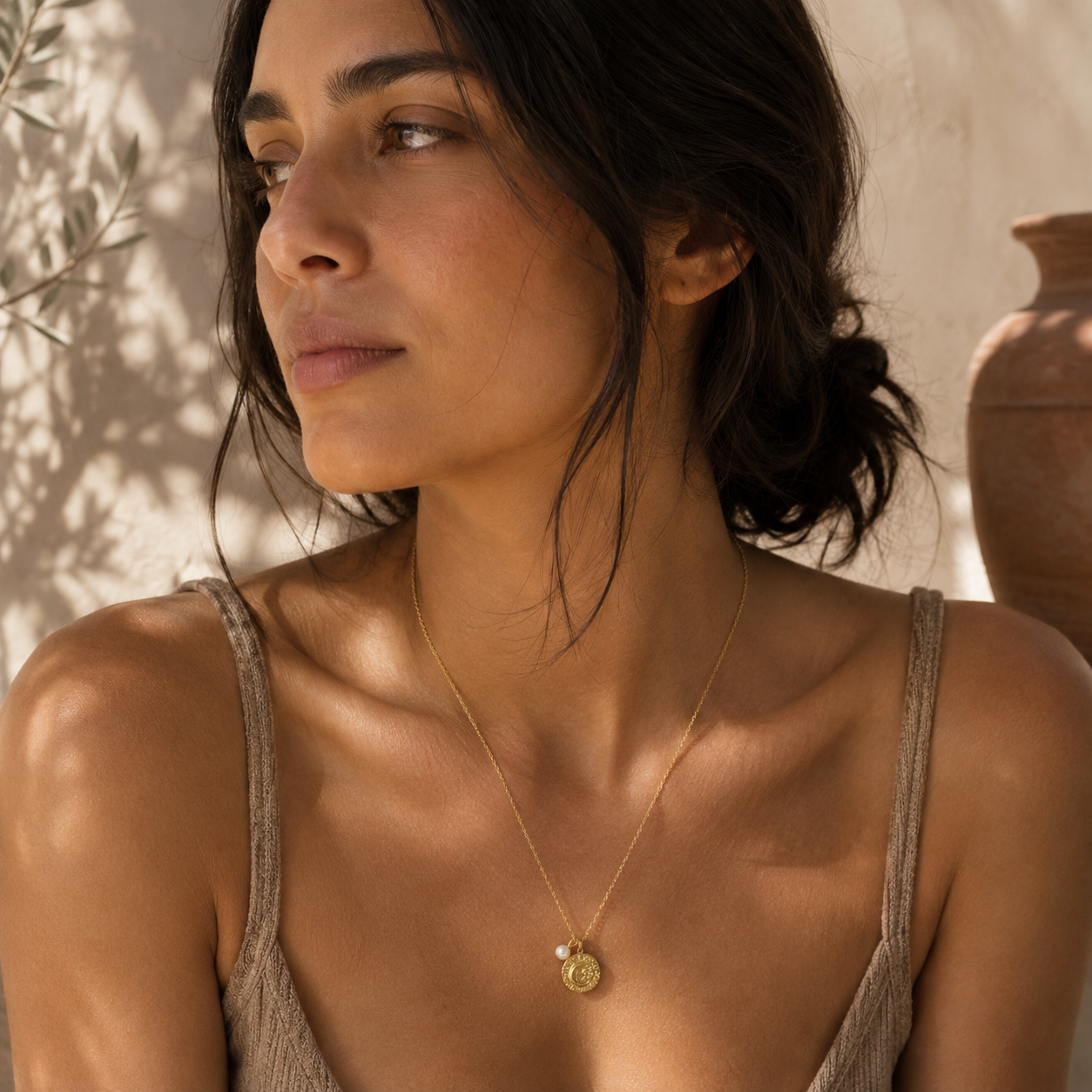 Moonlit Pearl Necklace