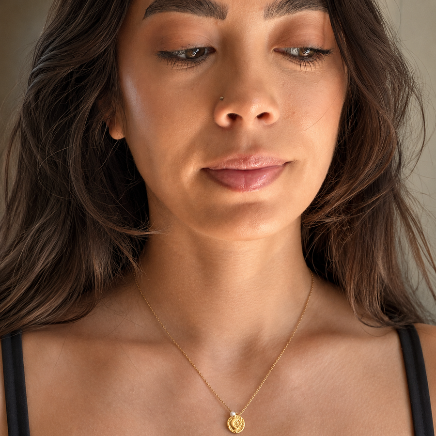 Moonlit Pearl Necklace