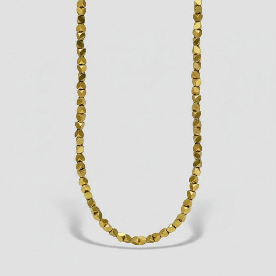 Gold Rush Beaded Necklace