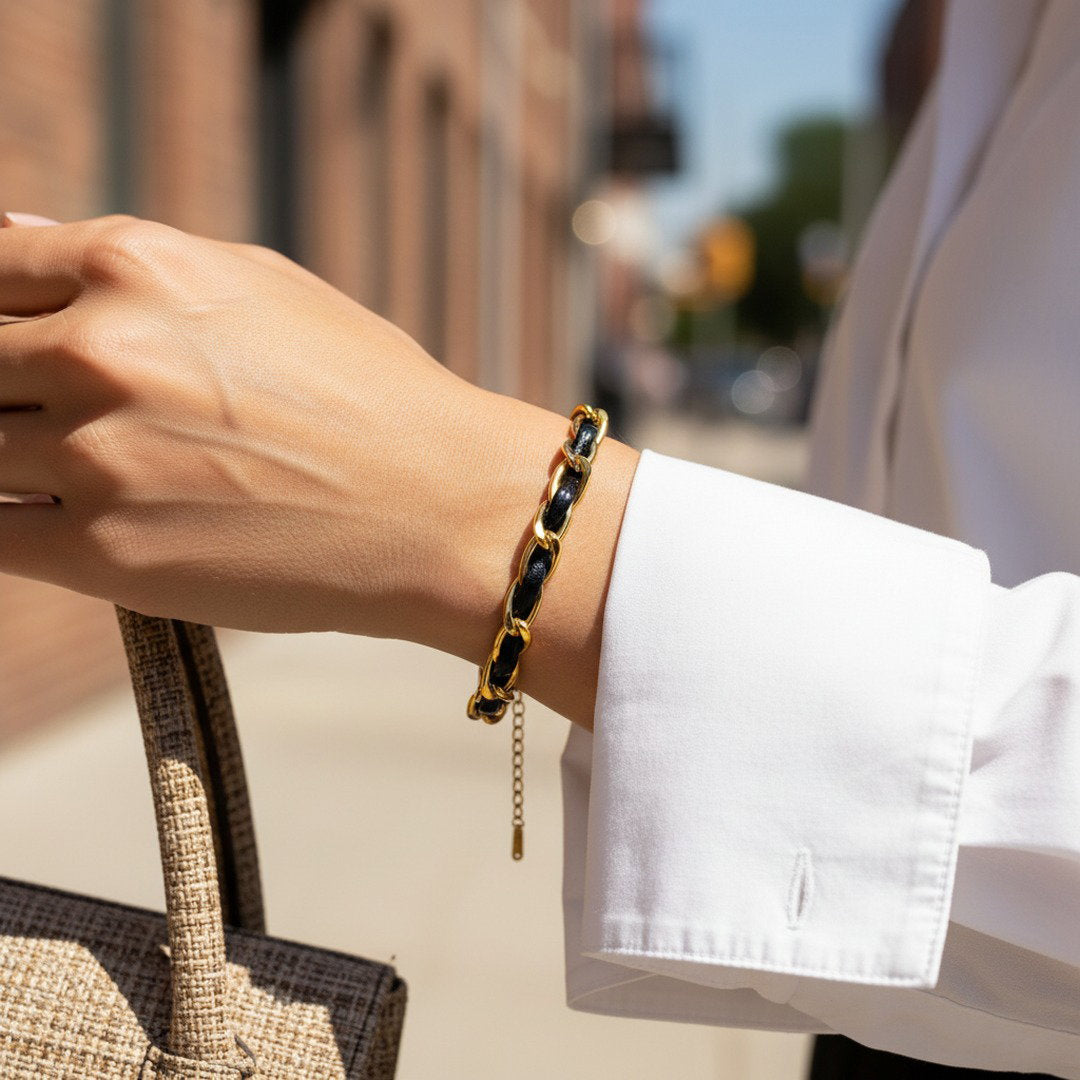 Noir Link Bracelet