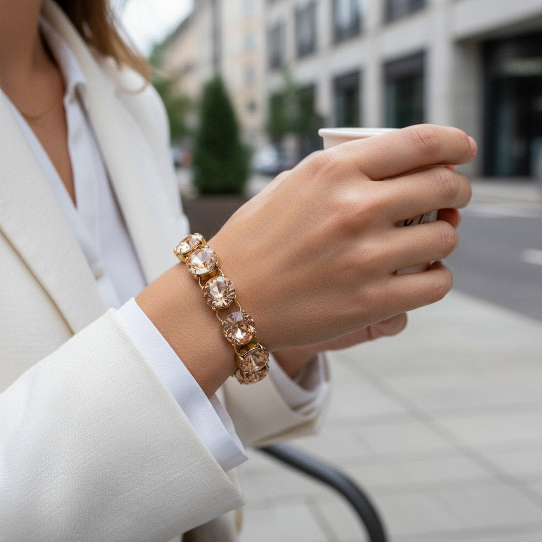 Champagne Glow Bracelet