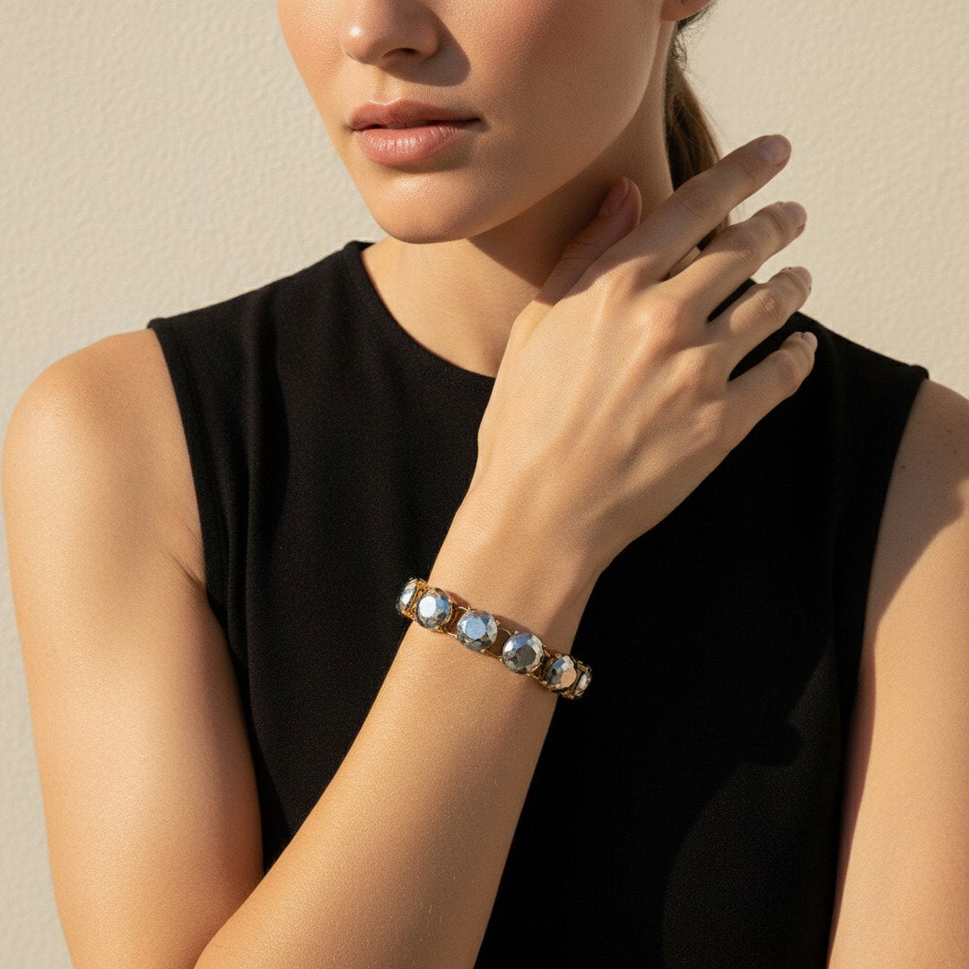 Midnight Mirror Bracelet