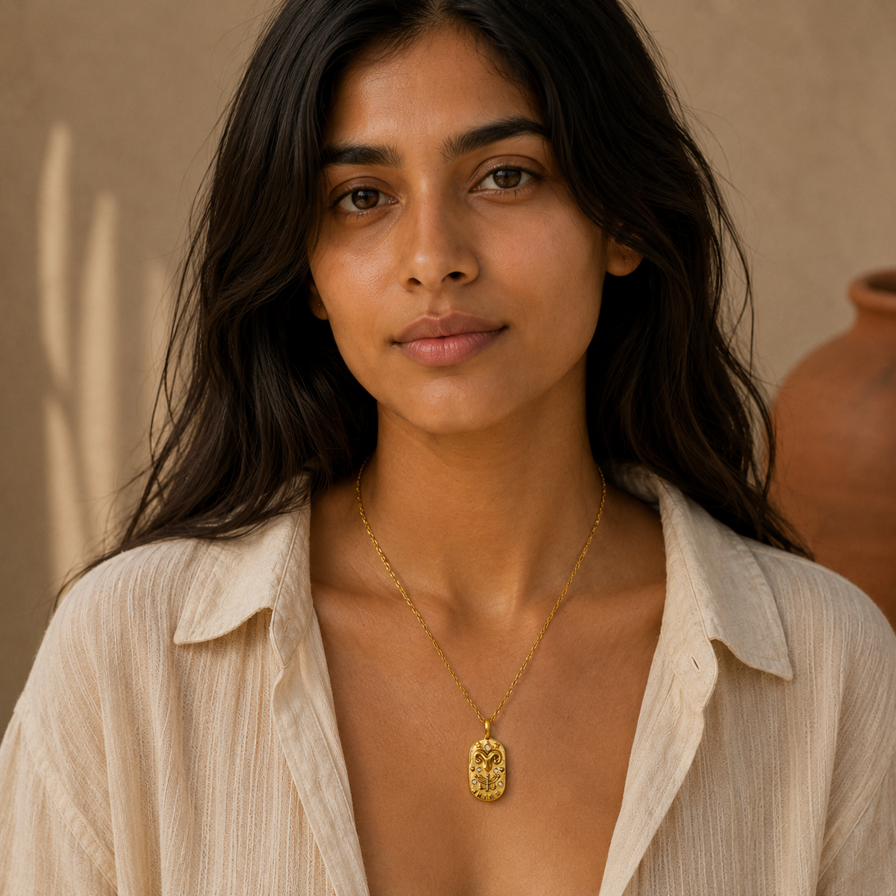 Aries Zodiac Necklace