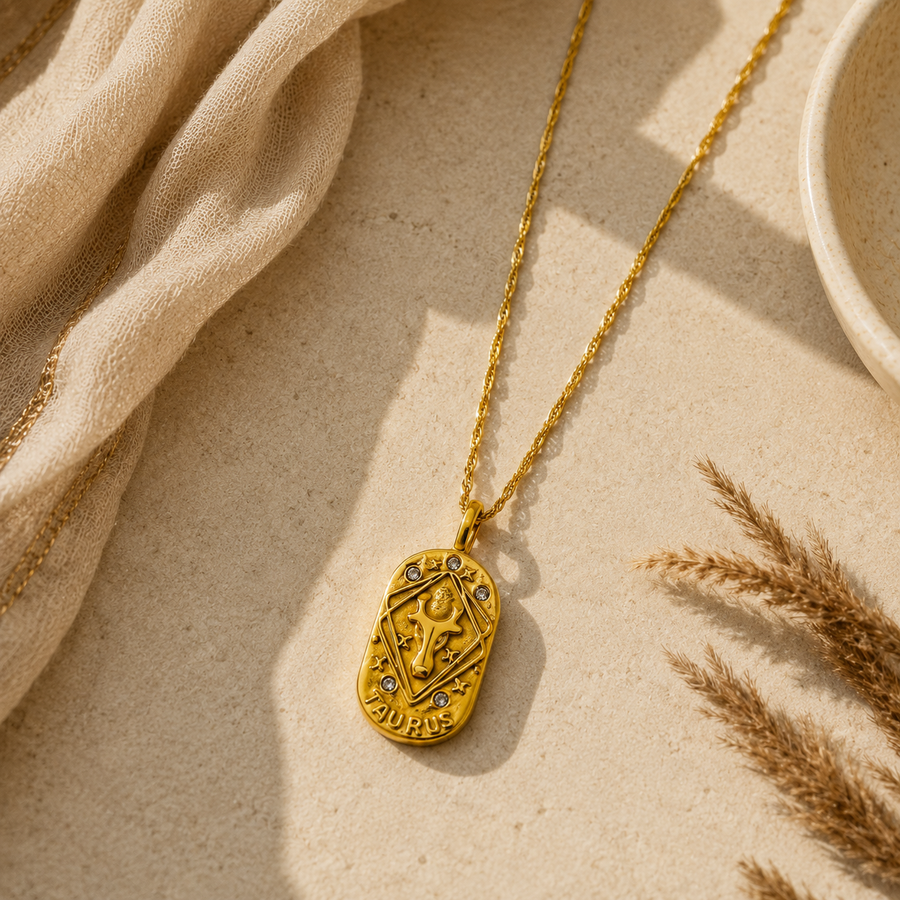 Taurus Zodiac Necklace