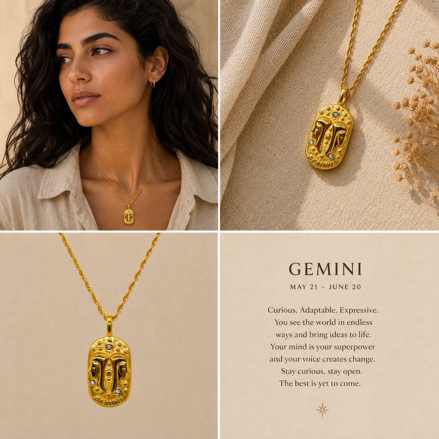 Gemini Zodiac Necklace