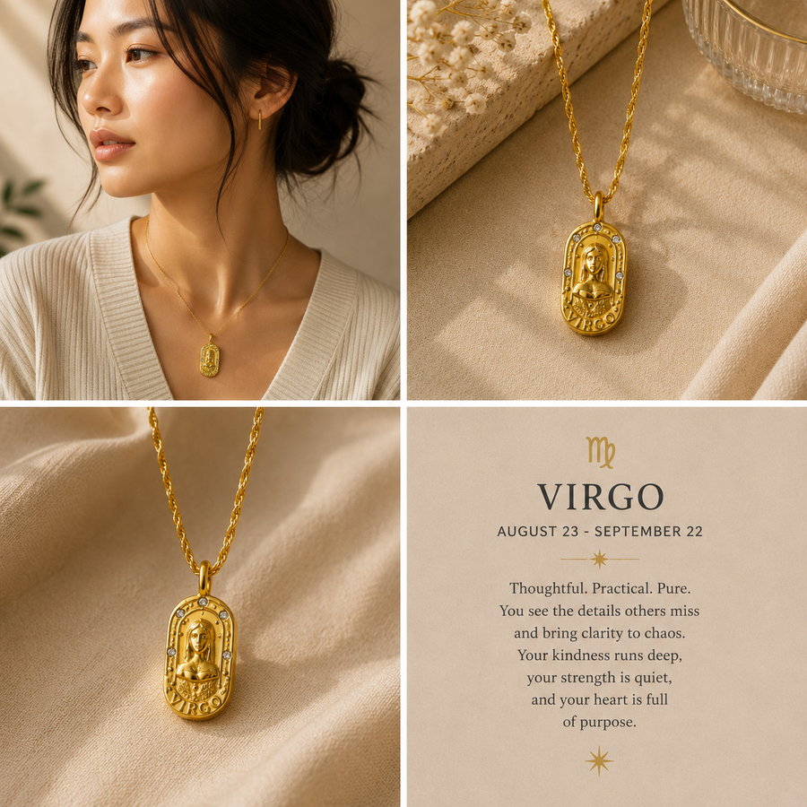 Virgo Zodiac Necklace