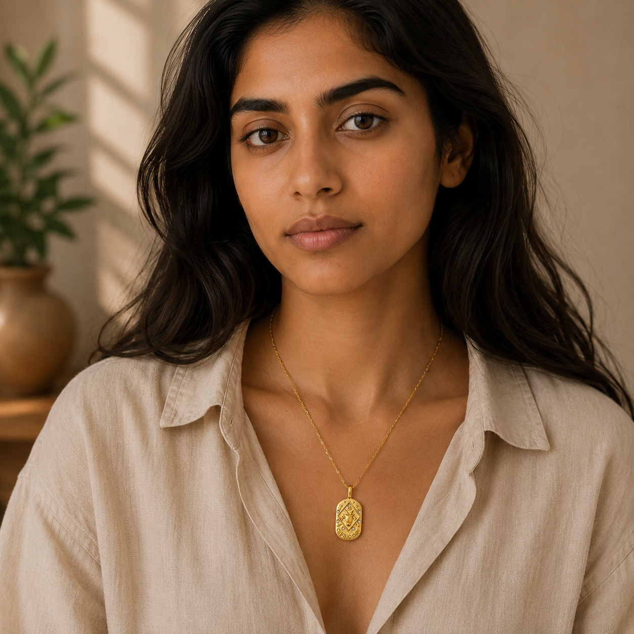 Capricorn Zodiac Necklace
