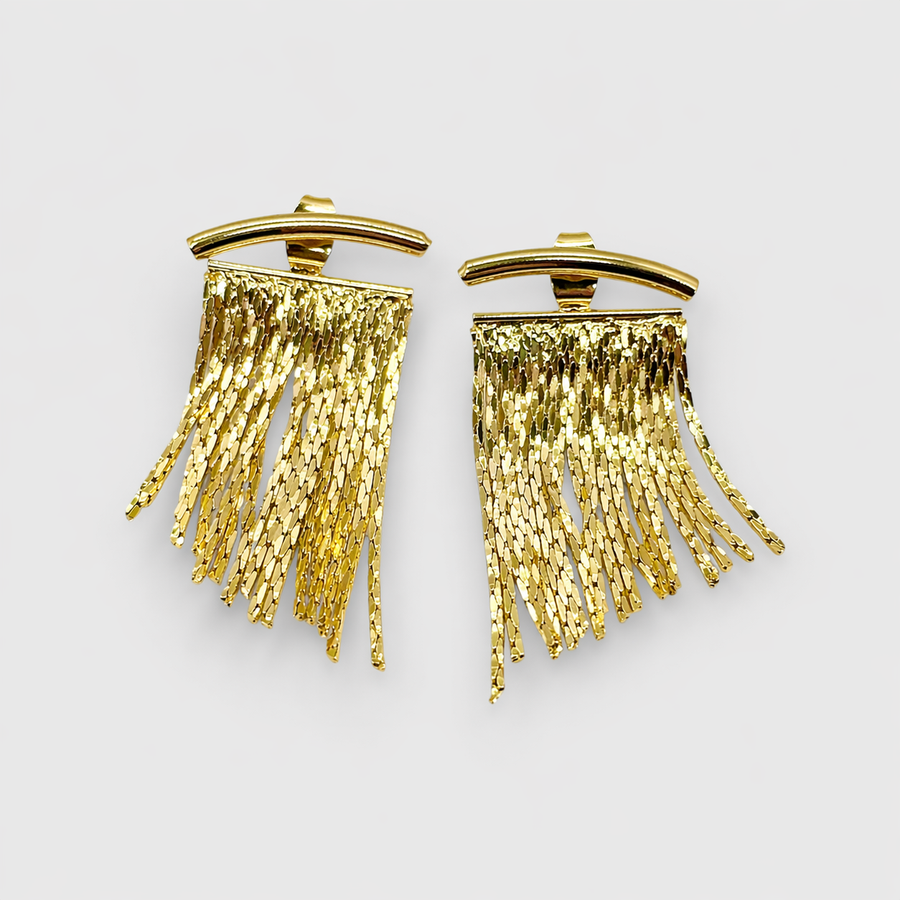 Golden Rush Fringe Earrings