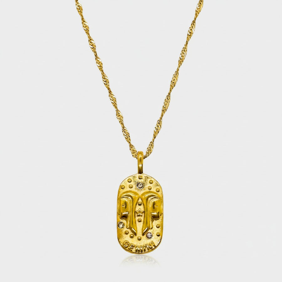 Gemini Zodiac Necklace