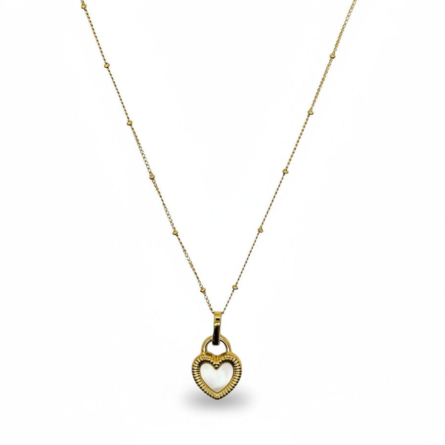 Two Sides Heart Pendant Necklace