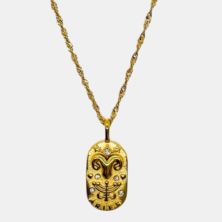 Aries Zodiac Necklace