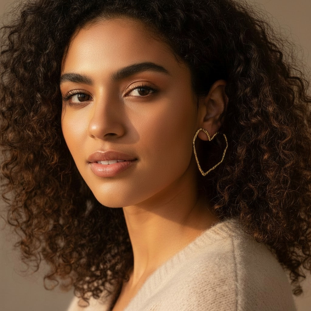 Heartline Earrings
