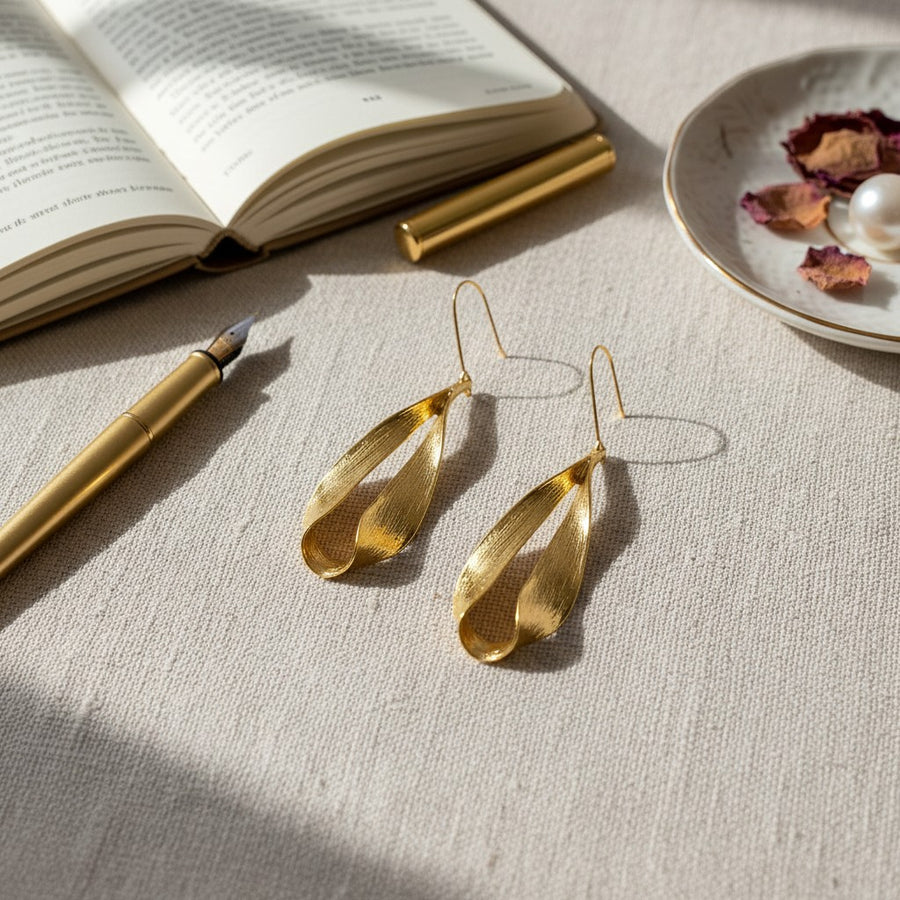 Twist Drop Earrings