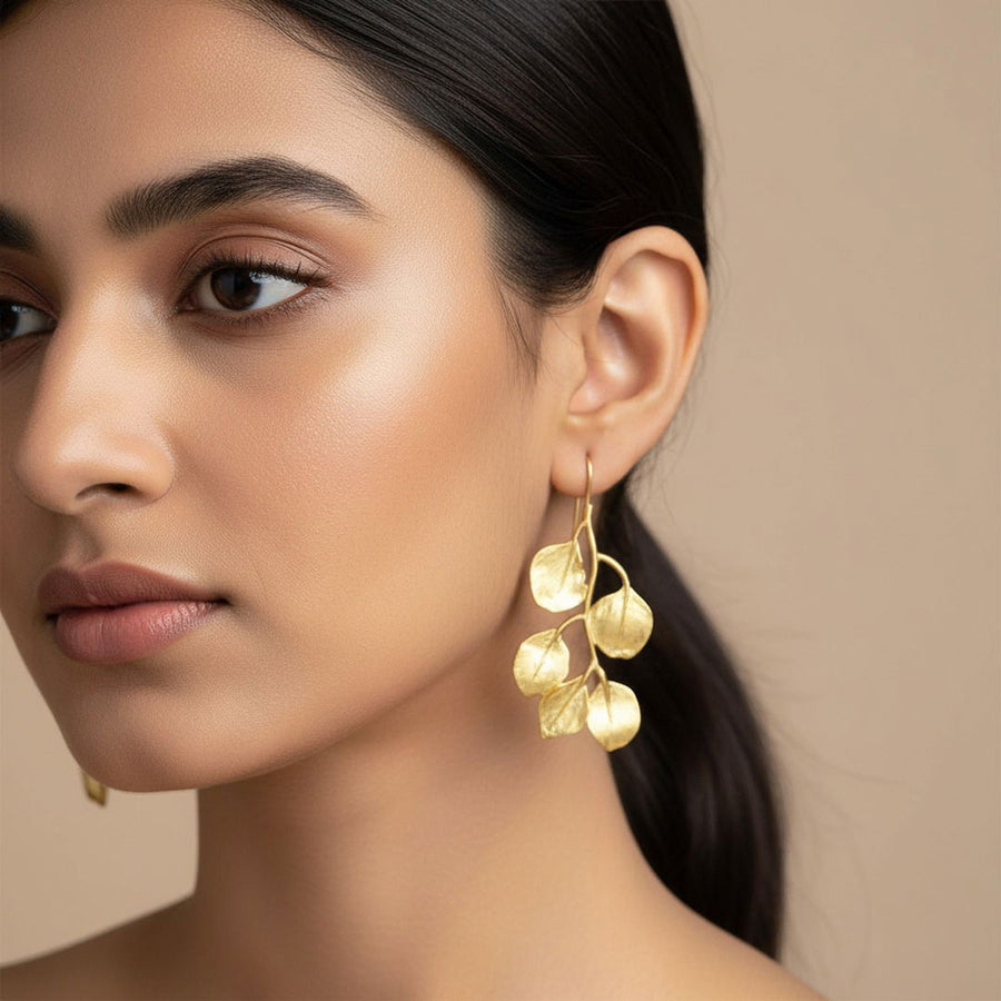 Golden Vine Earrings