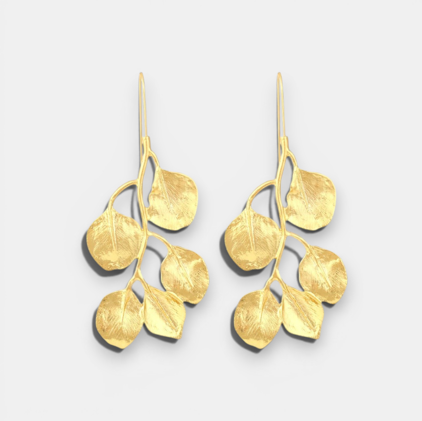 Golden Vine Earrings