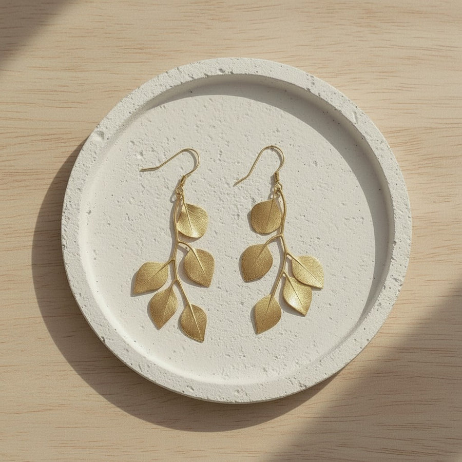 Golden Vine Earrings