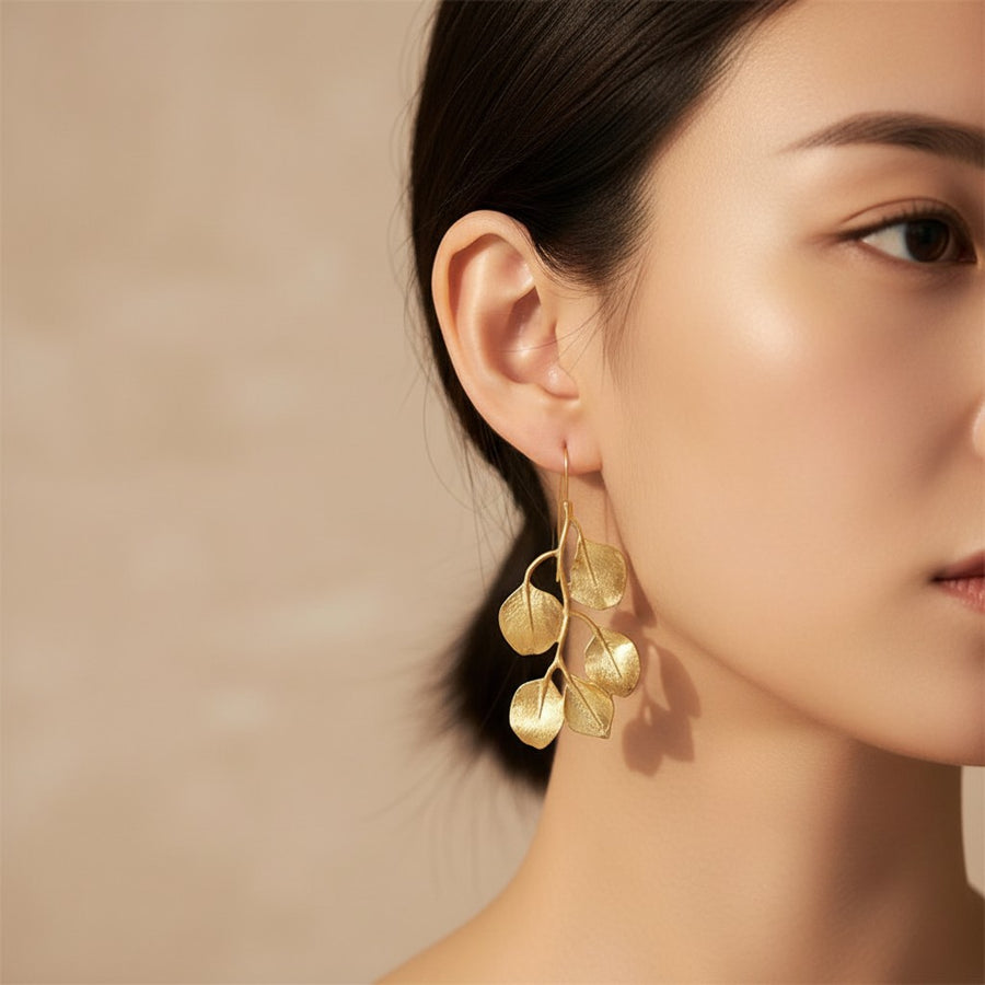 Golden Vine Earrings