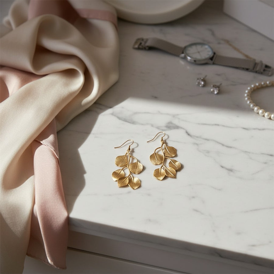 Golden Vine Earrings
