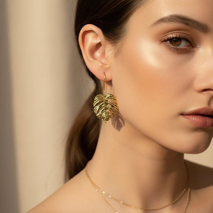 Monaco Leaf Earrings