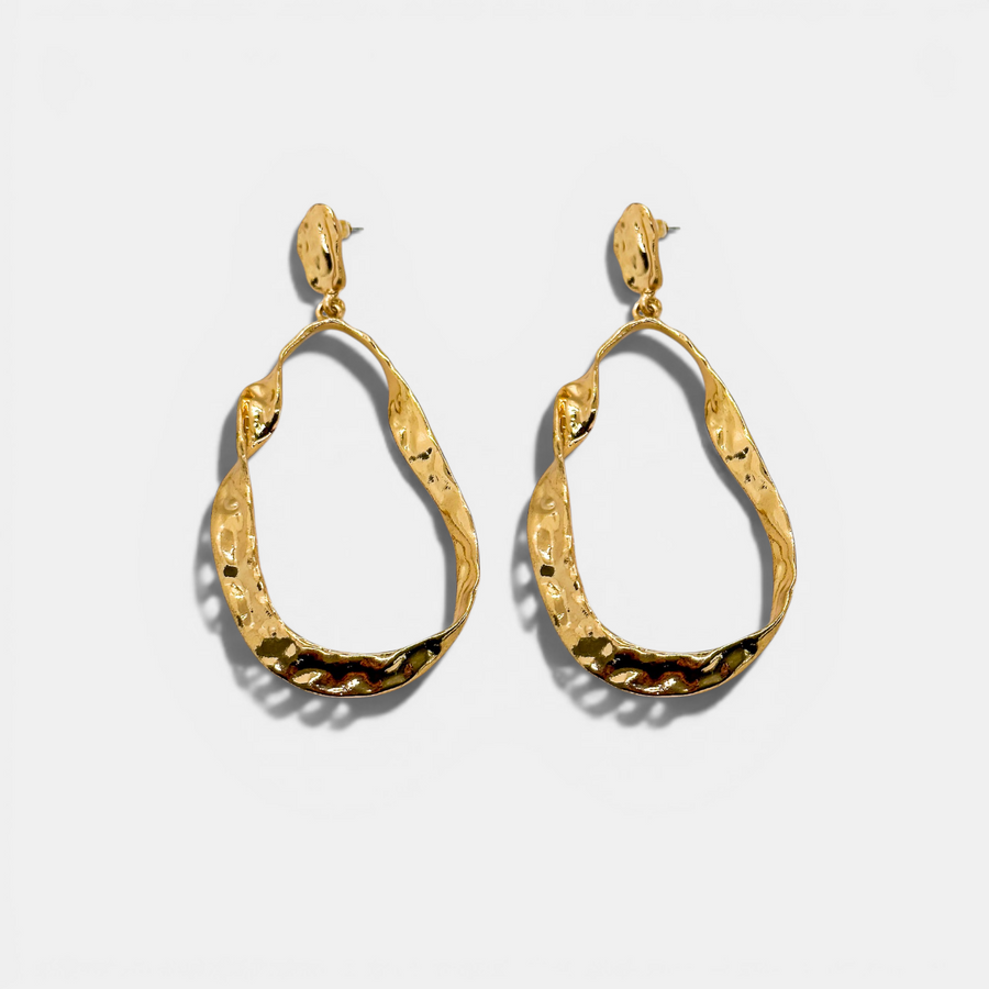 Molten Muse Drop Earrings
