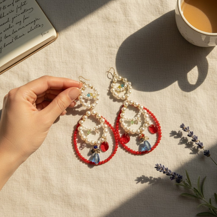 Festival Charm Statement Earrings