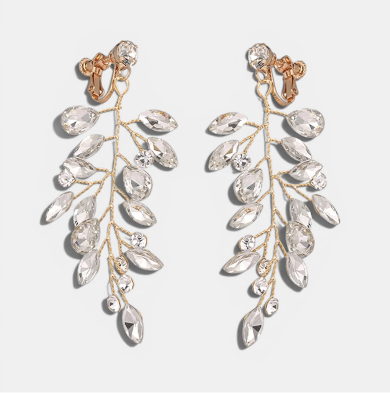 Crystal Vine Earrings