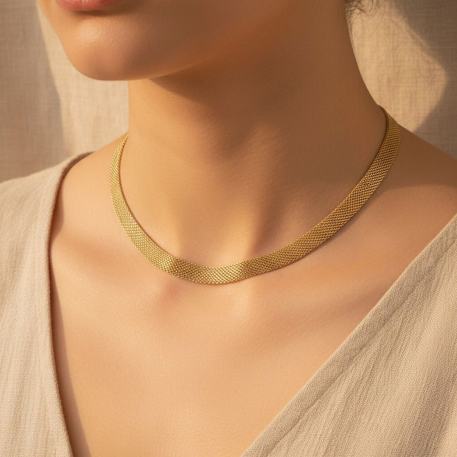 Midnight Mesh Choker