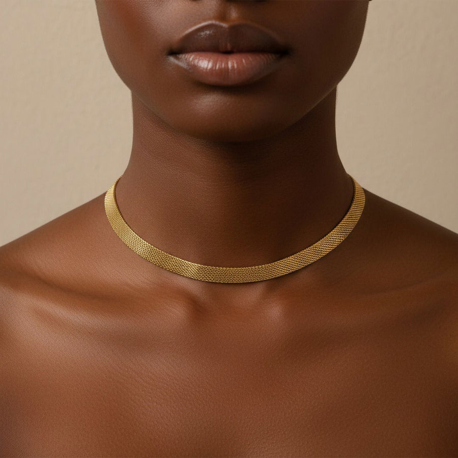 Midnight Mesh Choker