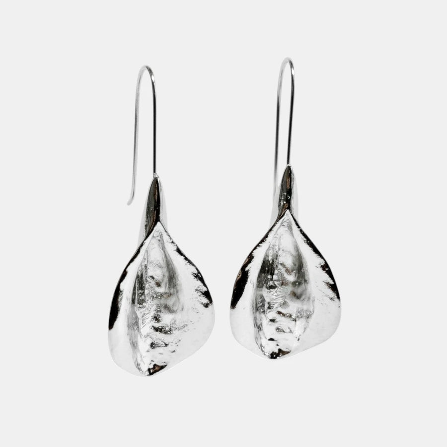 Silver Mist Drop Earrings