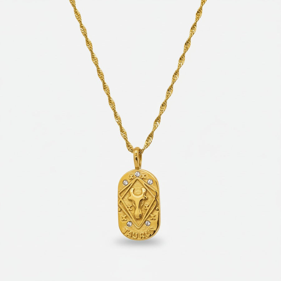 Taurus Zodiac Necklace