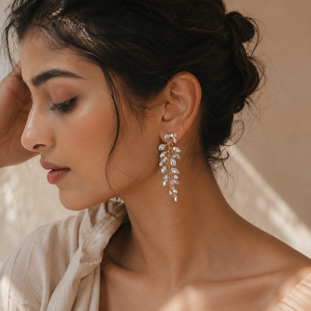 Crystal Vine Earrings